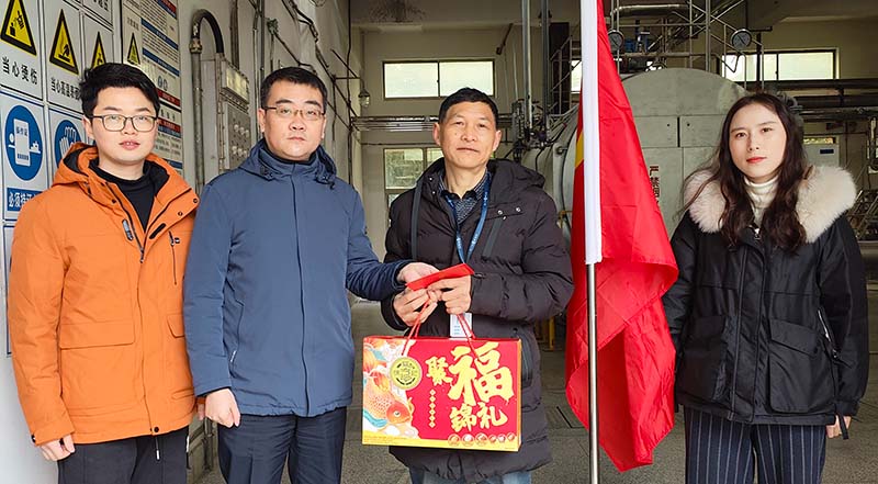 春節(jié)慰問送溫暖，歲寒情深暖人心